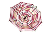 रंगीन धारीदार बच्चे बारिश छाता भारी शुल्क एकल चंदवा आरामदायक आपूर्तिकर्ता
