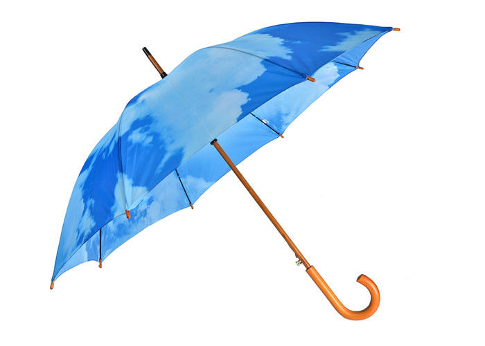 पॉलिएस्टर पॉन्जी प्रोमोशनल उपहार छाता, लोगो के साथ गोल्फ छाता आपूर्तिकर्ता